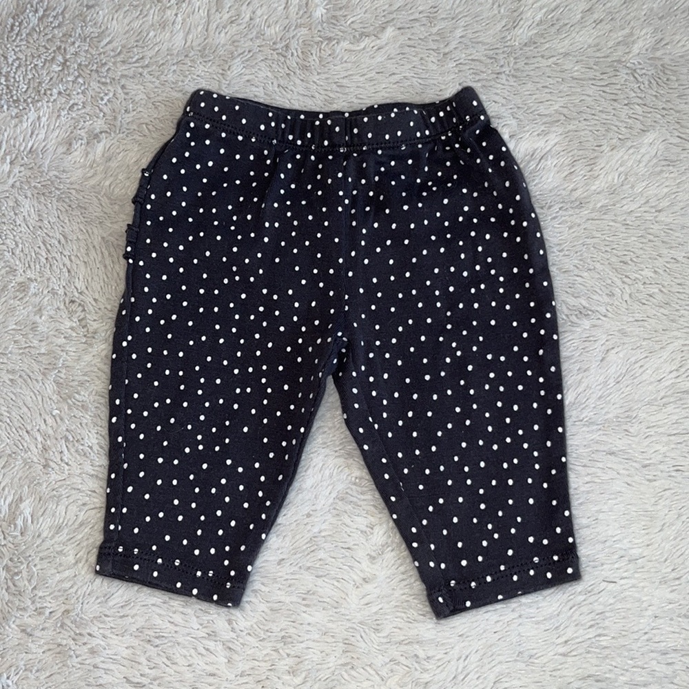 (3 for $10) carters polkadot leggings 3 months baby girl clothing